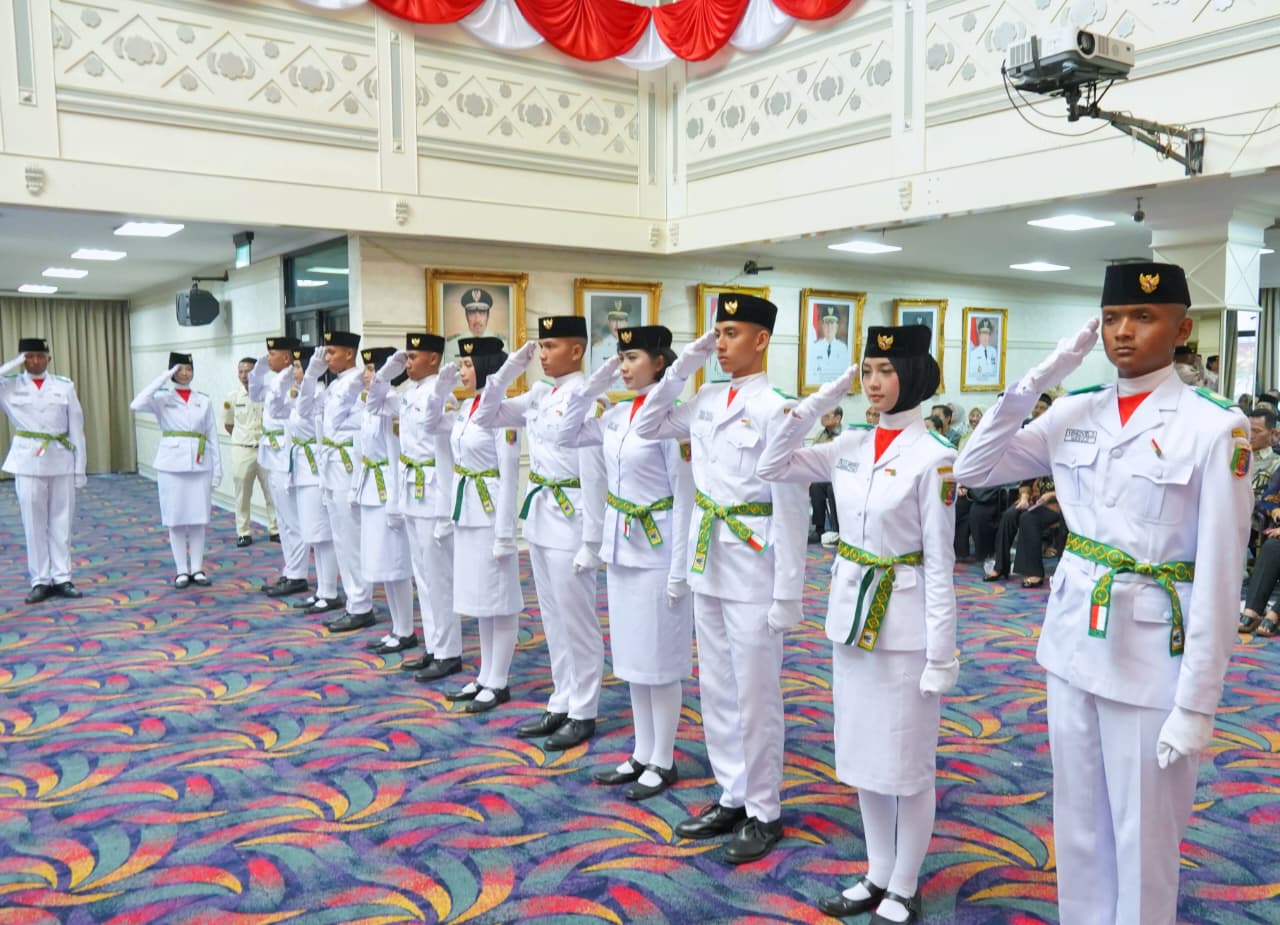 Paskibraka Provinsi Lampung 2025 Siap Jalankan Tugas di HUT ke-80 Kemerdekaan RI